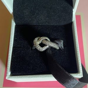Pandora Knotted Heart Ring